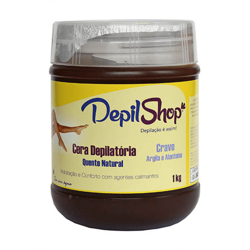 Cera Depilatória Cravo  Depilshop 1kg 